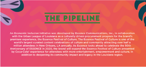 Urban League of Louisiana is Proud to Partner with ESSENCE for “THE PIPELINE” 2020