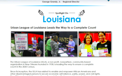 Urban League of Louisiana featured in Census Newsletter