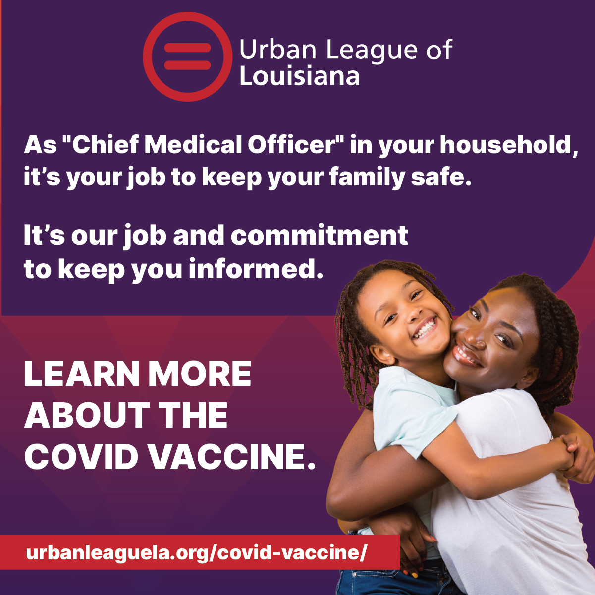 Are you ready to hug? Schedule your vaccine.