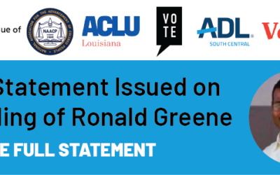 Joint Statement on the Killing of Ronald Greene