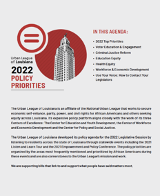 Policy Priorities 2022